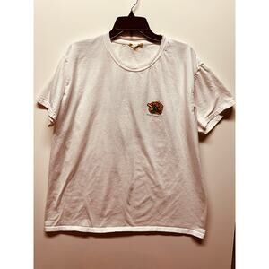 Simply Southern Women's White T-Shirt "Take Me Out to the Ballgame" Size XL